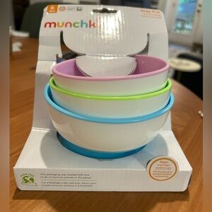 Munchkin Stay Put Suction Bowls set of 3